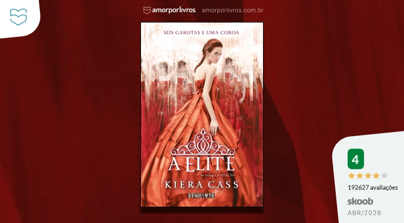 Livro A Elite com avaliação 4 do Skoob em Abril de 2026