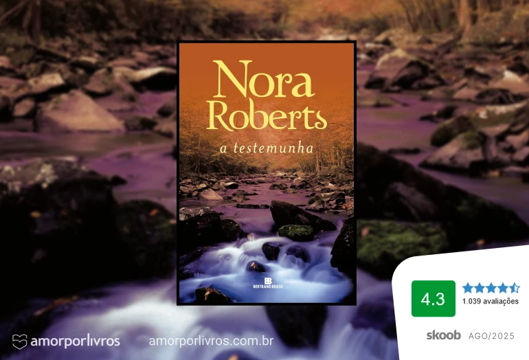 Capa do livro A Testemunha com nota 4.3 de 1039 leituras a direita