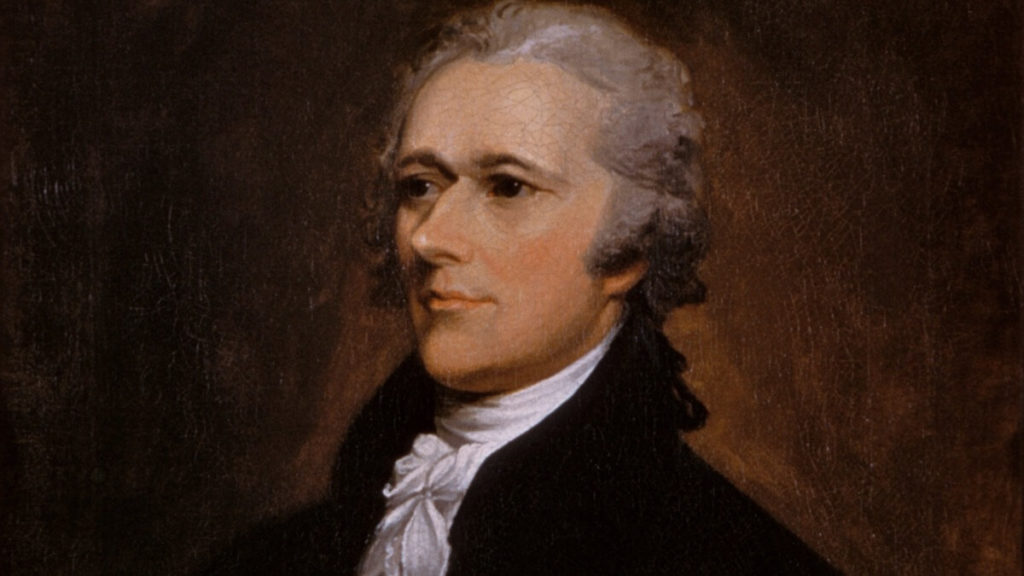 Pintura de Alexander Hamilton