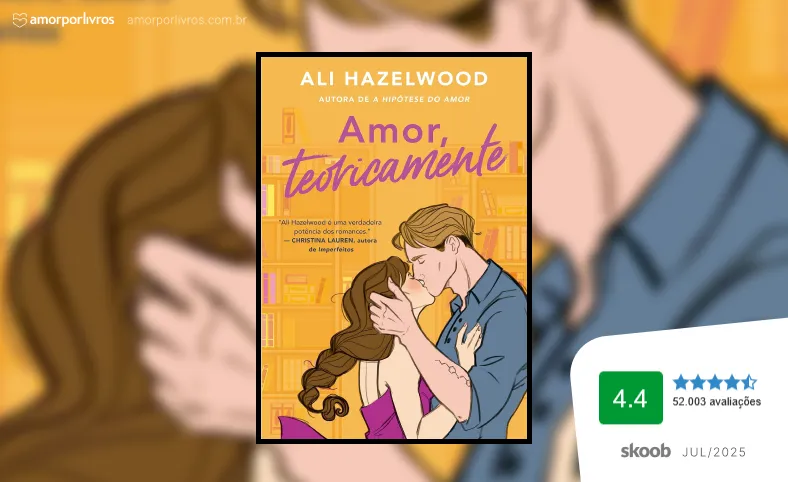 Capa do livro Amor, teoricamente de Ali Hazelwood, nota 4.4 no Skoob