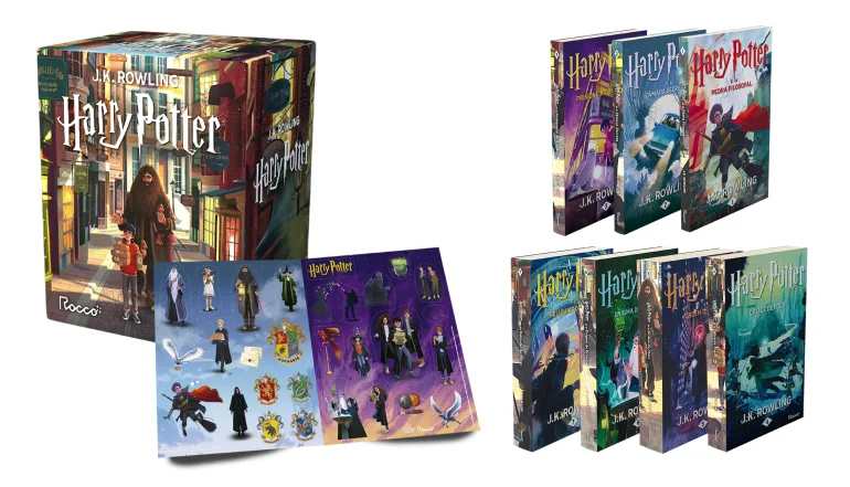 Edição Pottermore do box dos livros de Harry Potter 