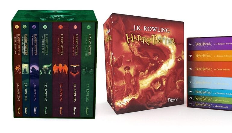 Box capa normal e Box capa dura de Harry Potter