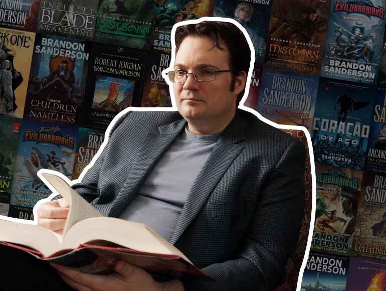 Brandon Sanderson e seus livros