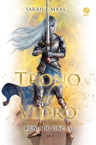 Capa do livro Trono de Vidro: Reino das Cinzas