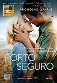 Capa do livro de romance Um Porto Seguro, de Nicholas Sparks.