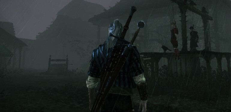 Cena do jogo The Witcher