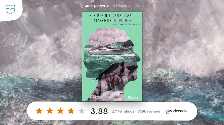 Capa do livro com ilustração desenhada de um mar revolto