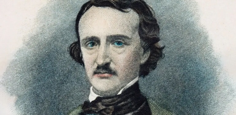 Desenho de Edgar Allan Poe