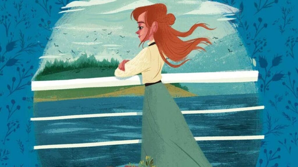 Ilustração da capa de Anne da Ilha