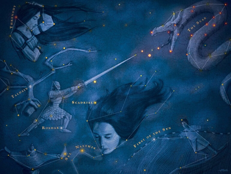 As estrelas no universo da Cosmere, de Brandon Sanderson