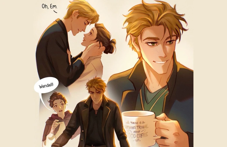 Fanart de Wendell e Emily