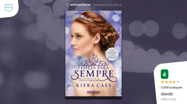 Livro Felizes para sempre com avaliação 4 do Skoob em Abril de 2026