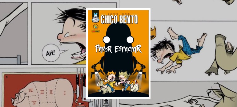 Capa do quadrinho Chico Bento: Pavor Espaciar