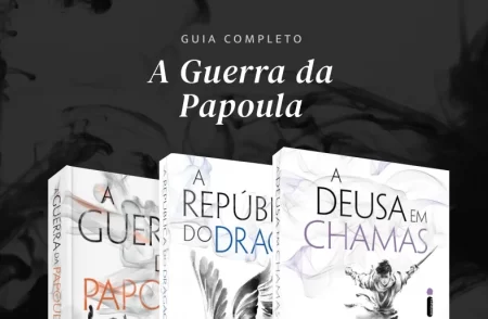 Livros da trilogia A Guerra da Papoula