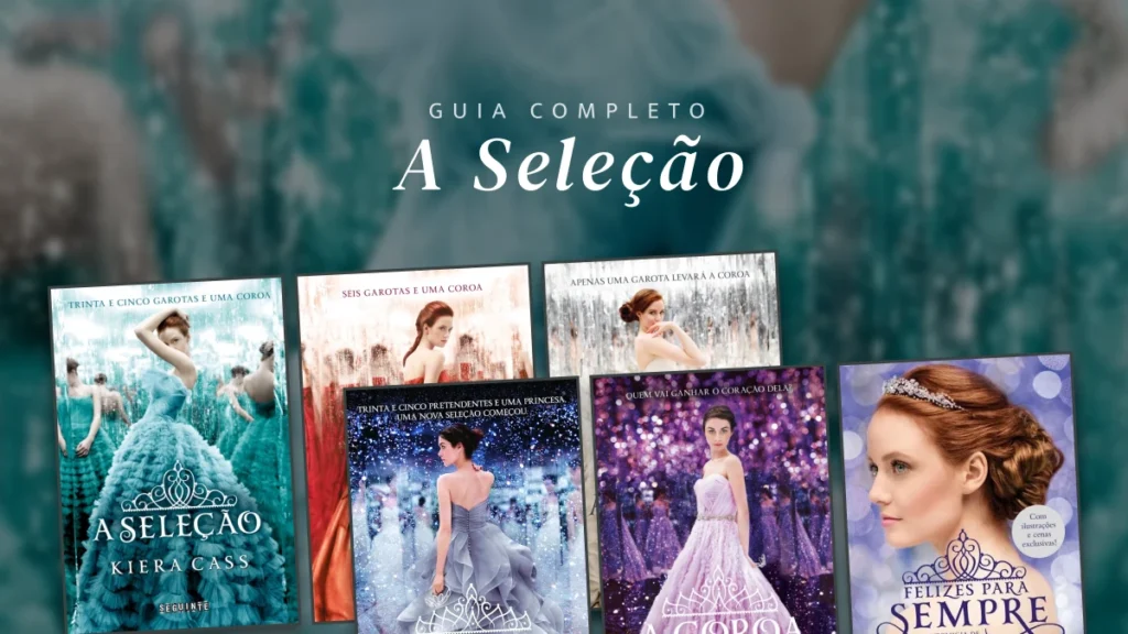 Capas dos livros da série A Seleção