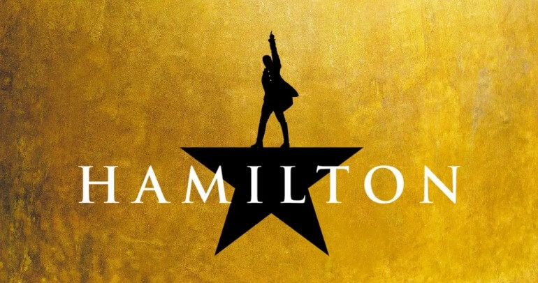Logo do musical Hamilton