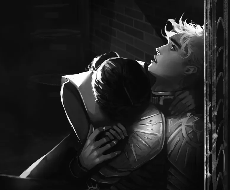 Ilustração de Helena e Loc