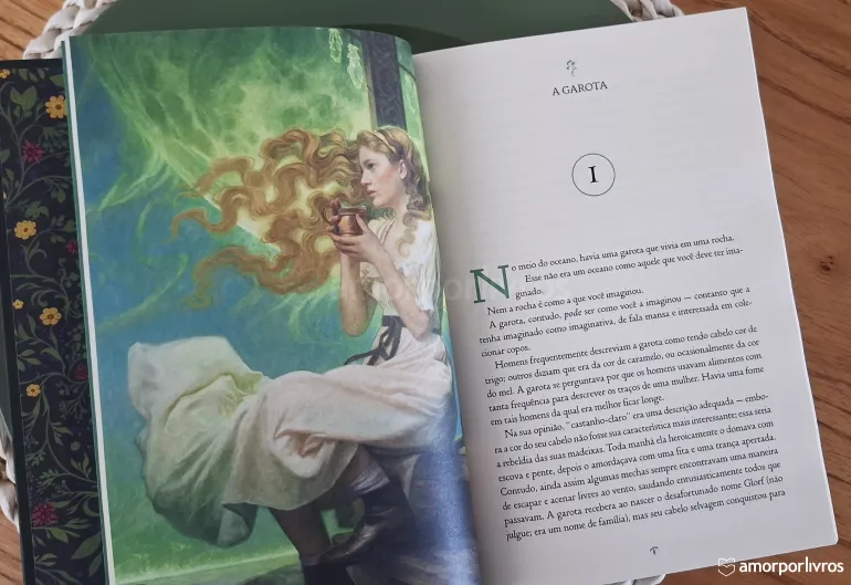 Ilustração interna do livro Tress
