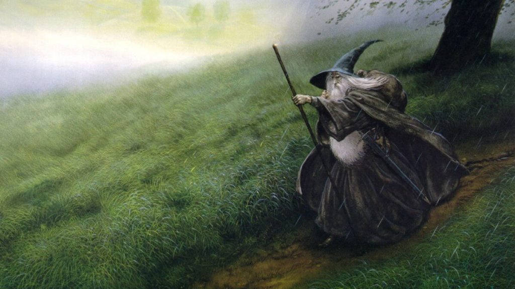 Ilustração de O Senhor dos Anéis, de Tolkien