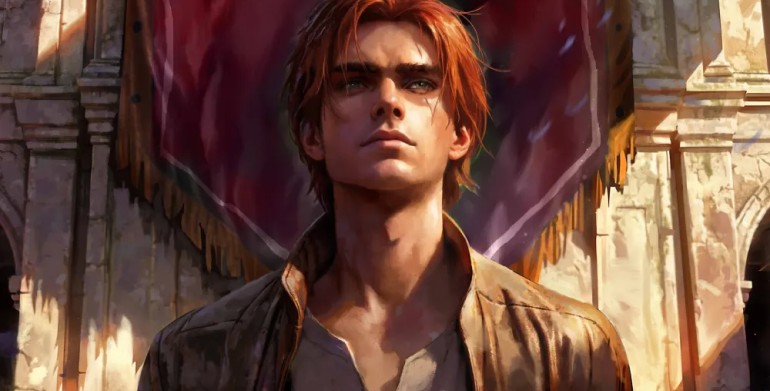 Ilustração de um homem ruivo (thomas vu)