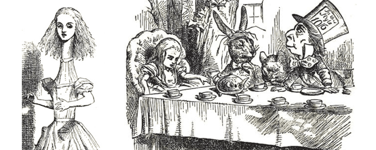 Ilustrações originais de Alice no País das Maravilhas