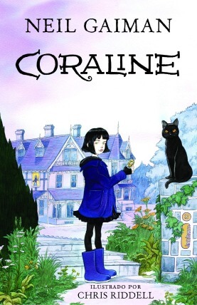 Capa do livro Coraline, de Neil Gaiman