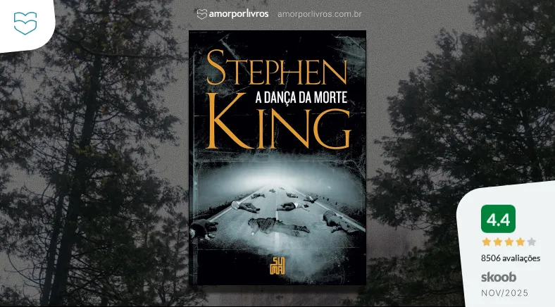 Capa do livro Dança da Morte com avaliação 4.4 no Skoob em novembro de 2025
