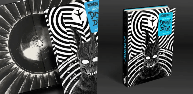 Detalhes do livro de Donnie Darko, da DarkSide