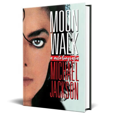 Livro edição brasileira de Moonwalk: a autobiografia de Michael Jackson