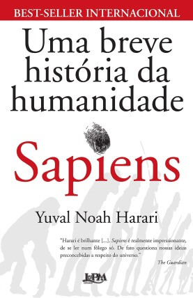 Capa do livro Sapiens: uma história da humanidade
