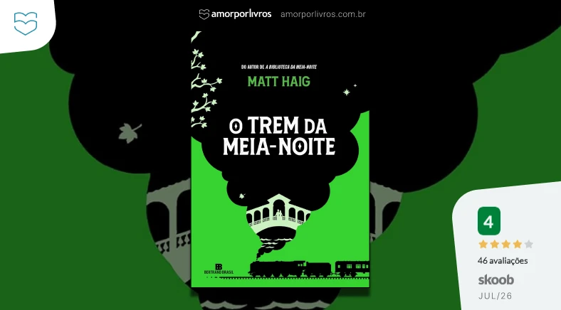 Livro O Trem da Meia-Noite com avaliação 4 em julho de 2026