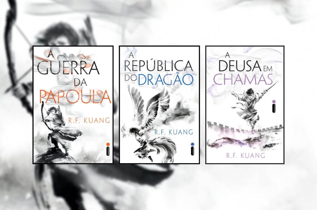 Livros da trilogia A Guerra da Papoula