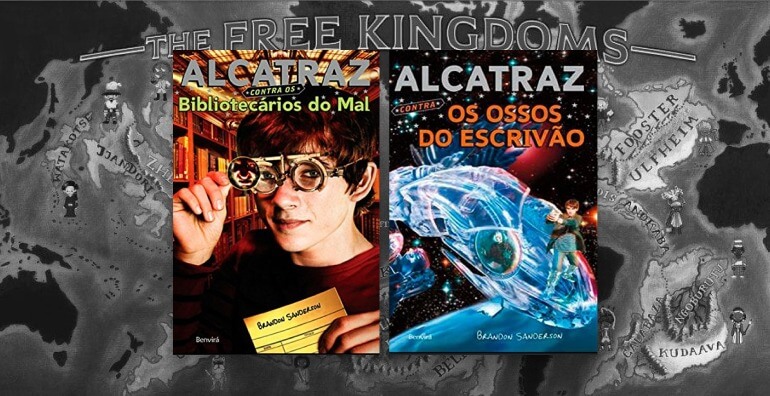 As versões brasileiras dos livros Alcatraz contra os Bibliotecários do Mal