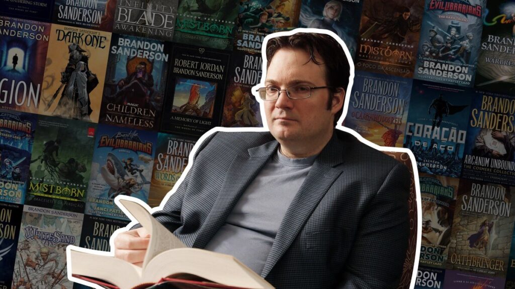 Brandon Sanderson e seus livros