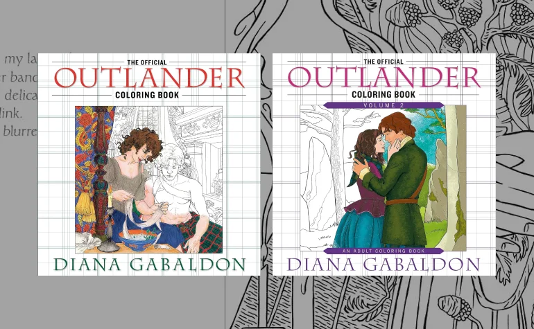 Livros de colorir oficiais de Outlander