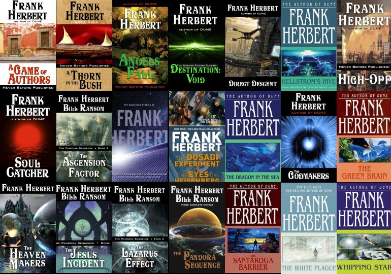 Livros de ficção não traduzidos de Frank Herbert