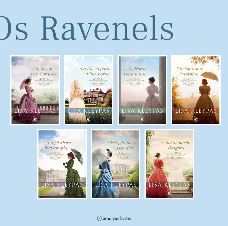 Ordem dos livros de Os Ravenels, de Lisa Kleypas