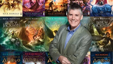 Rick Riordan e os livros de Percy Jackson