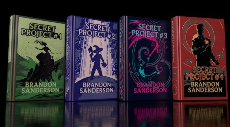 Livros do projeto secreto do Kickstarter