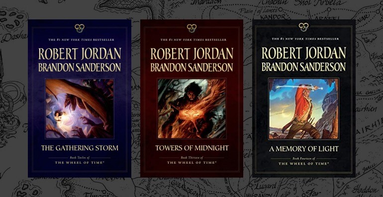 Livros escritor por Brandon Sanderson para a saga A Roda do Tempo