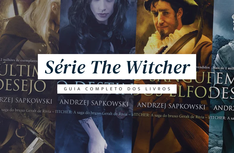 Destaque livros saga The Witcher