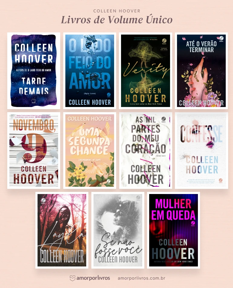 Livros de volume único da Colleen Hoover