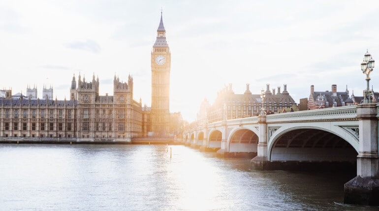 Ponte Westminster em Londres