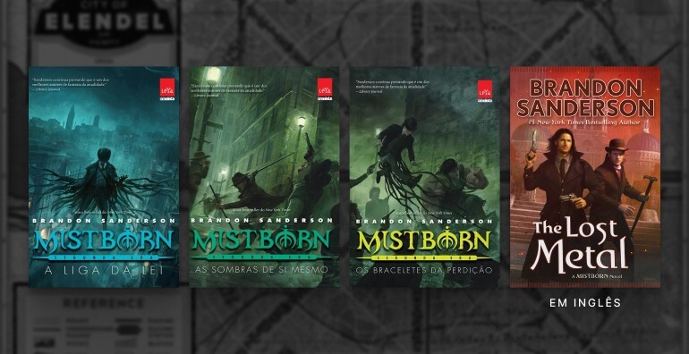 Trilogia Mistborn de Brandon Sanderson será publicada no Brasil