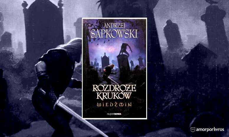 Capa do novo livro de The Witcher lançado em 2024 em polonês.