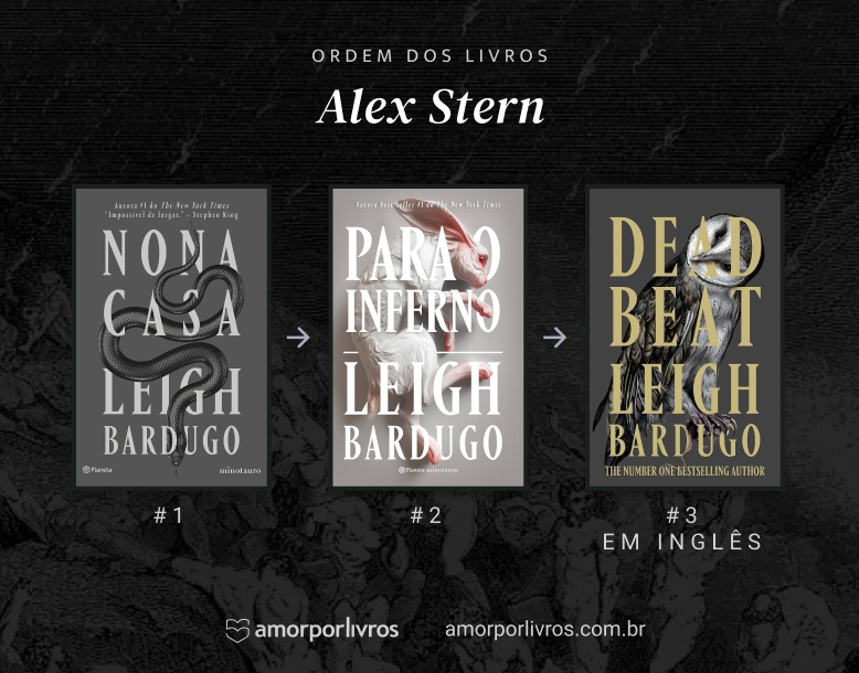 Ordem dos livros da trilogia Alex Stern