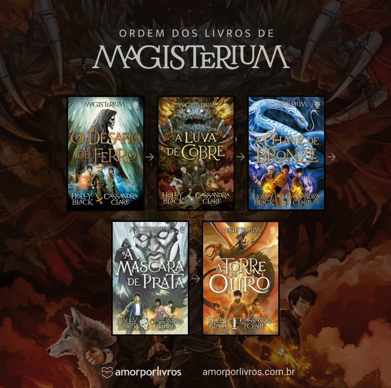 Ordem livros Magisterium, Holly Black e Cassandra Clare