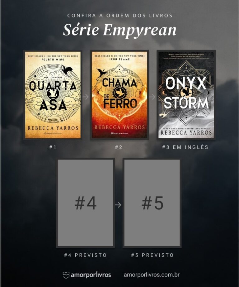 Quarta Asa: ordem dos livros e datas de lançamento