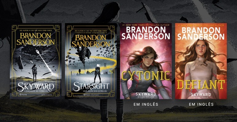 Ordem dos livros da saga Skyward de Brandon Sanderson