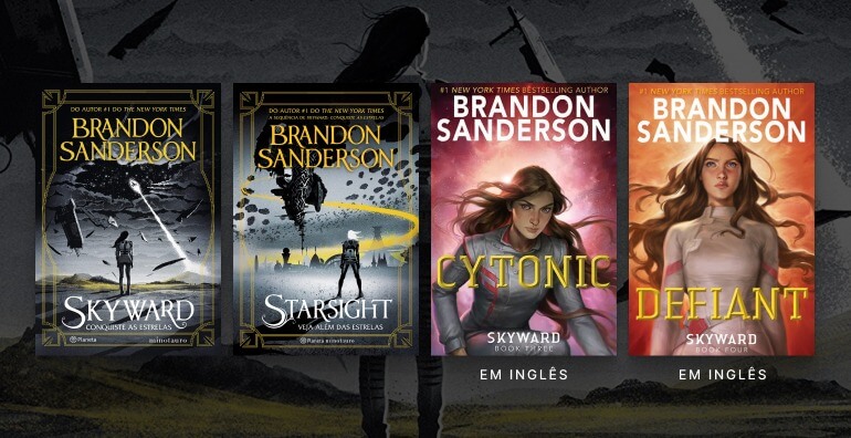 Todos os 46 livros de Brandon Sanderson (Cosmere e outros)